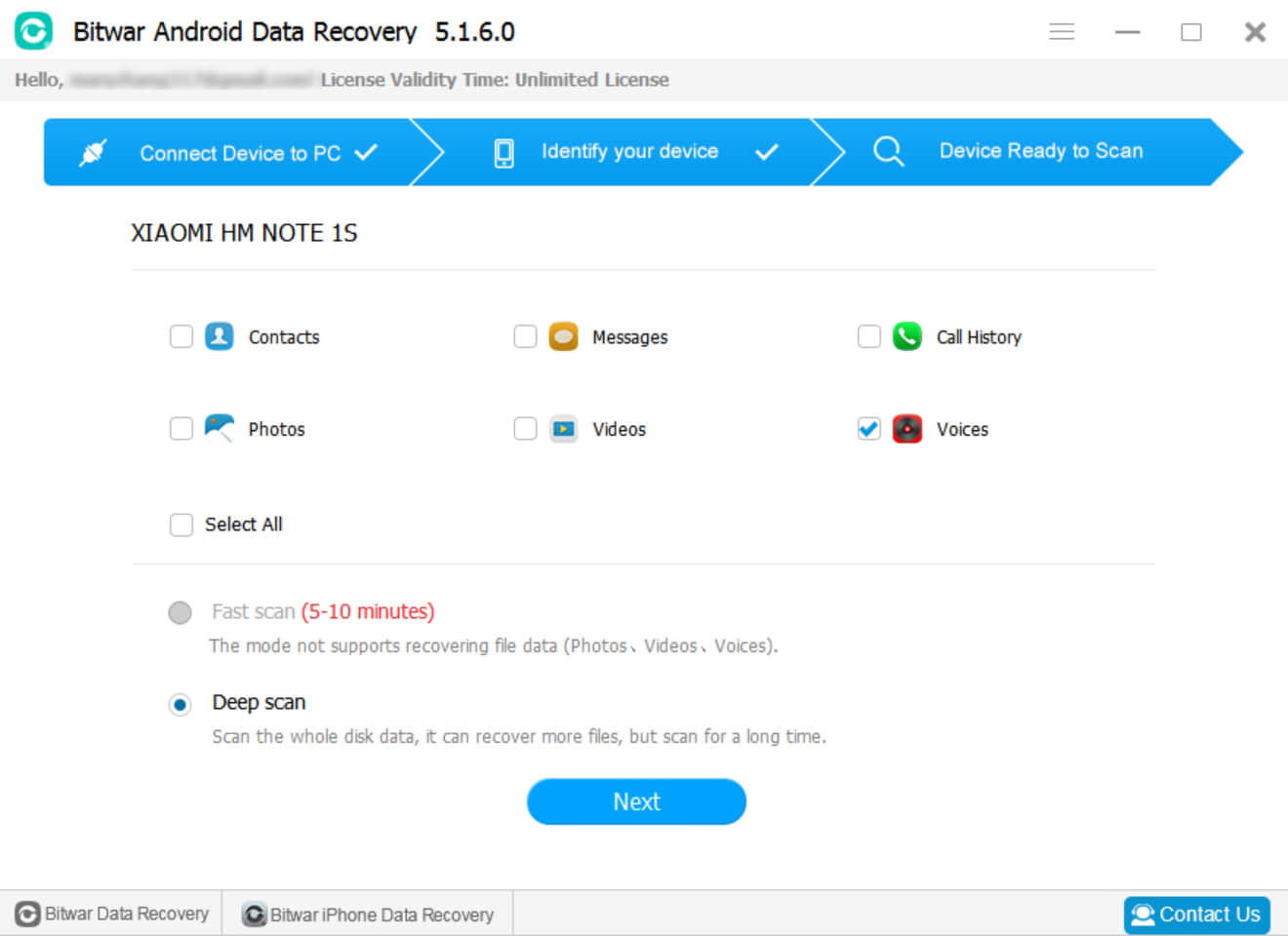 1.Bitwar Android Data Recovery
