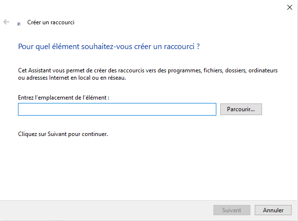 Le dossier a disparu Windows 10 
